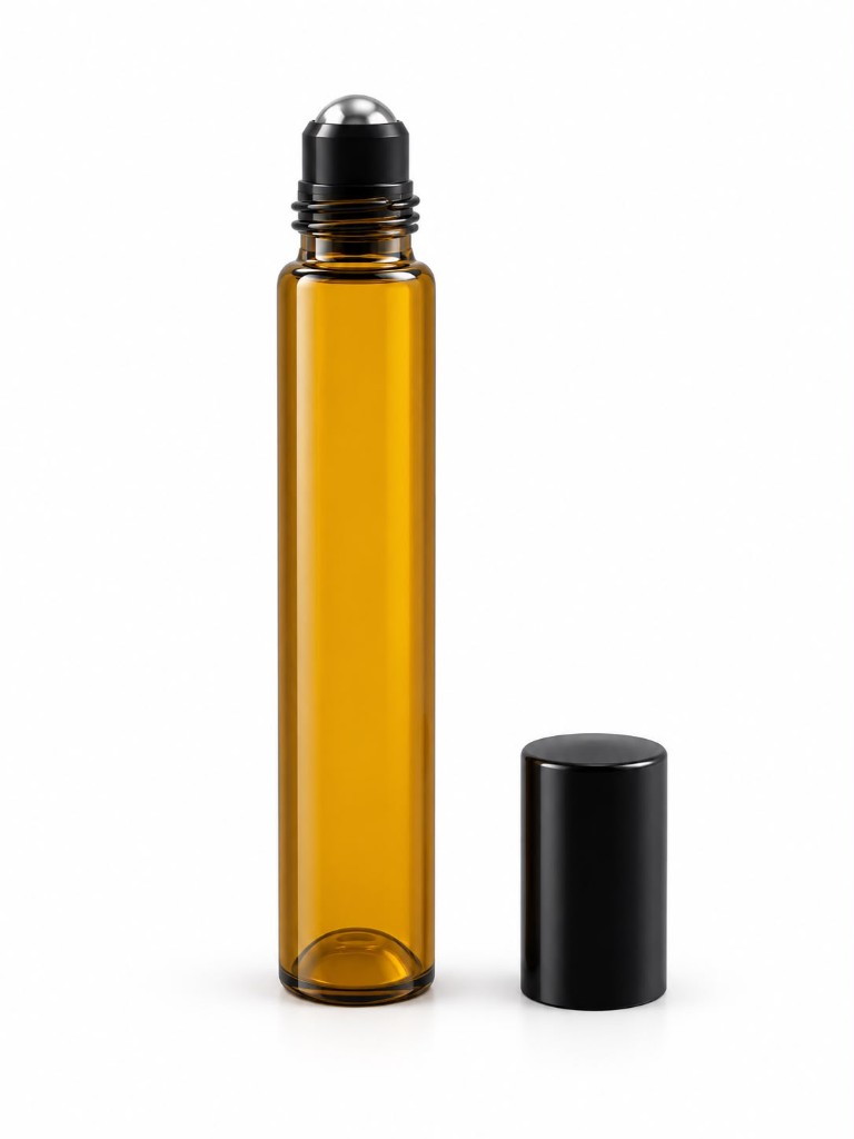 Frasco Roll-on 10 ml Vidro Âmbar