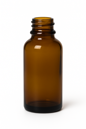 Frasco 50Ml R18 Vidro Âmbar